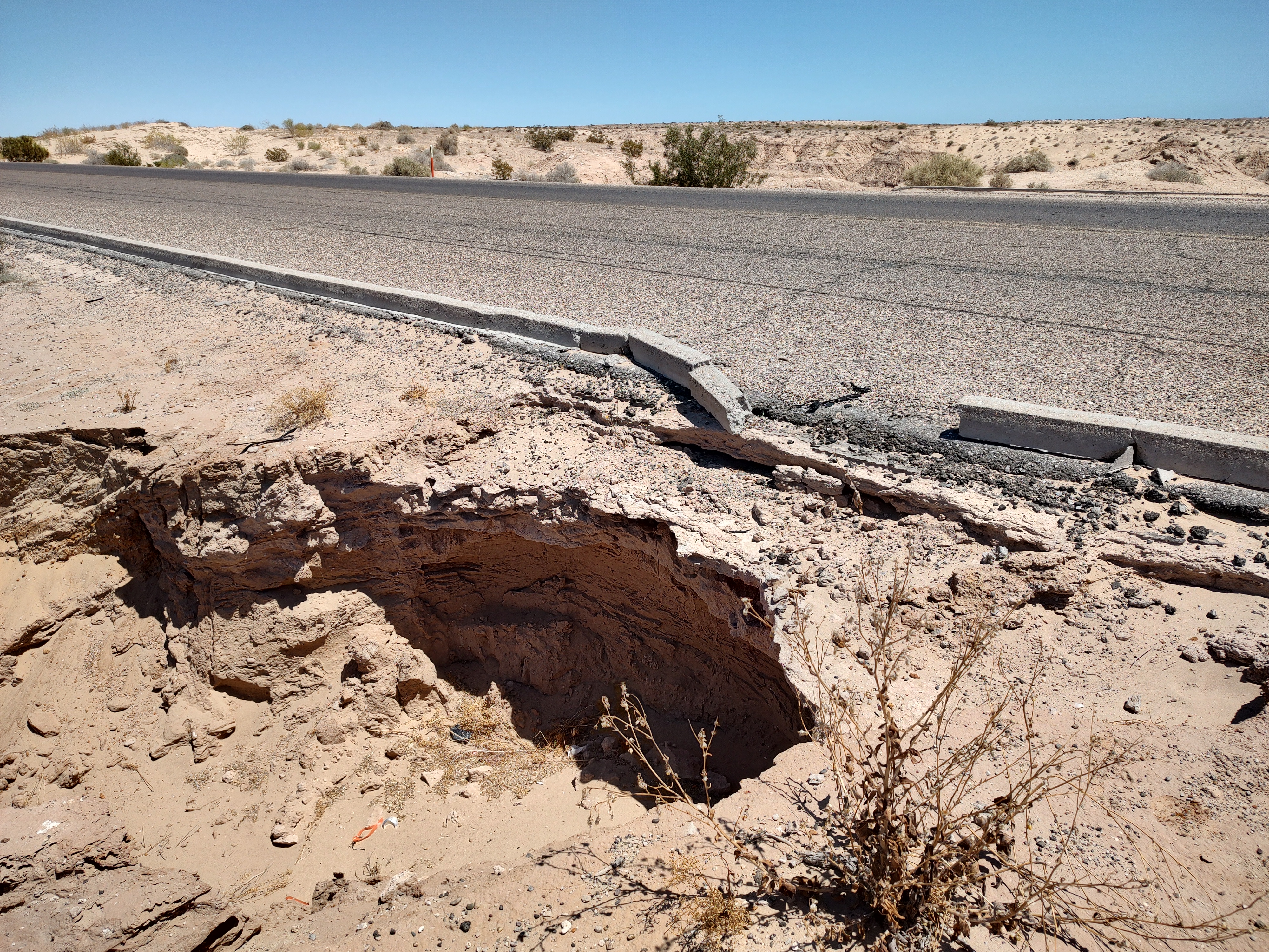 Carretera Puerto Peñasco - Golfo de Santa Clara