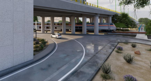 Paso superior de ferrocarril Puente Imuris